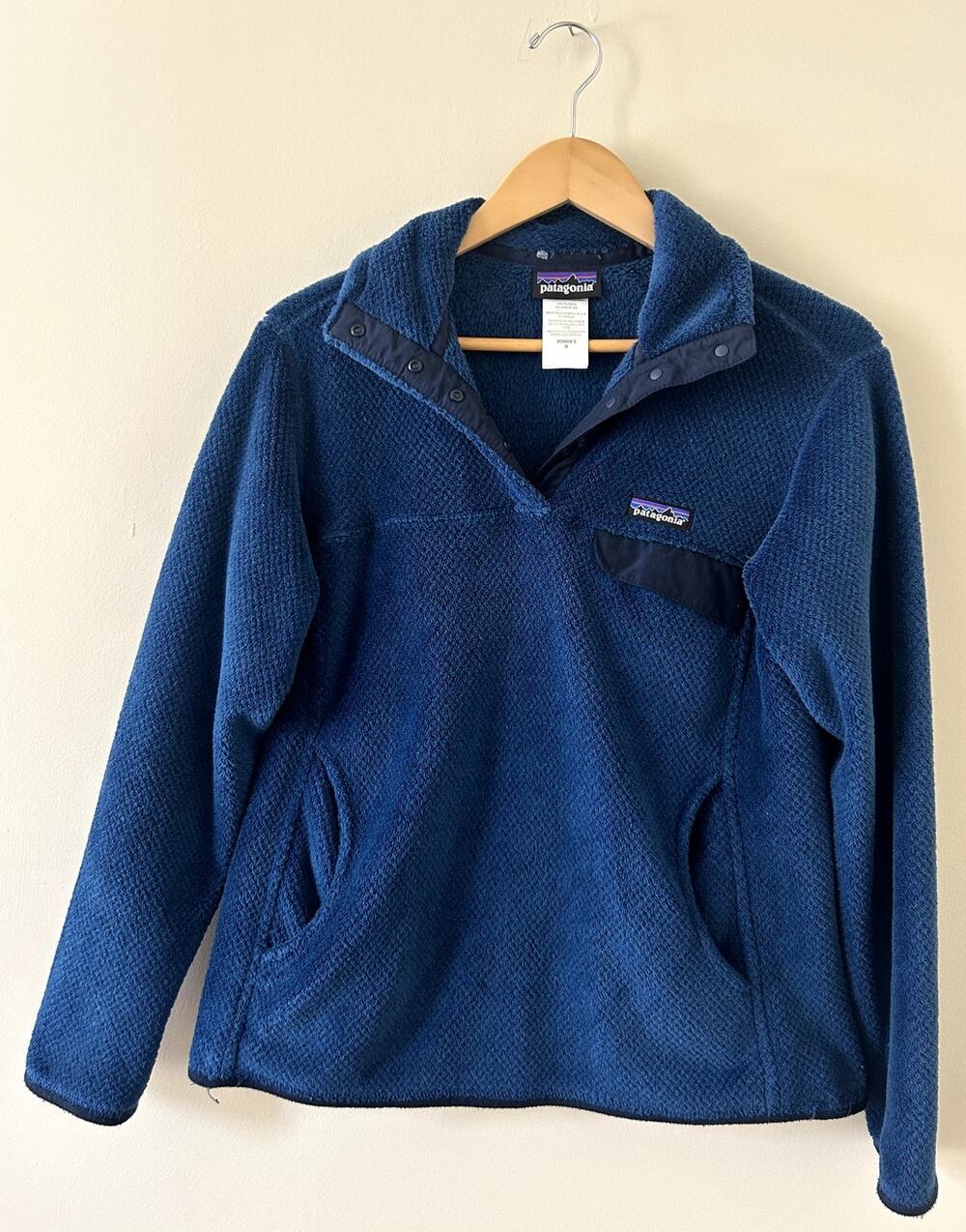Blue Patagonia Re-Tool Snap-T Fleece Pullover Women's Medium